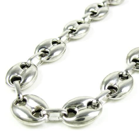 silver gucci link chain